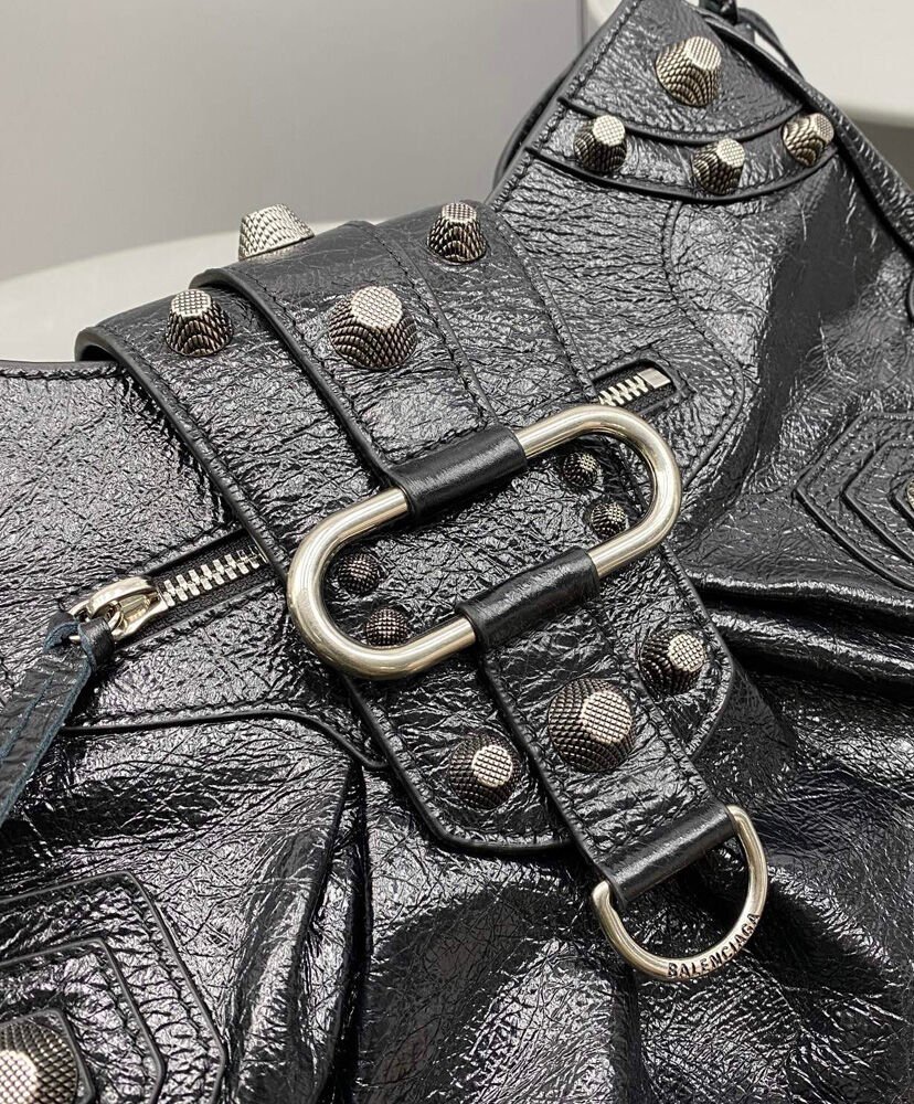 Balenciaga Le Cagole Medium Shoulder Bag Black - Image 6