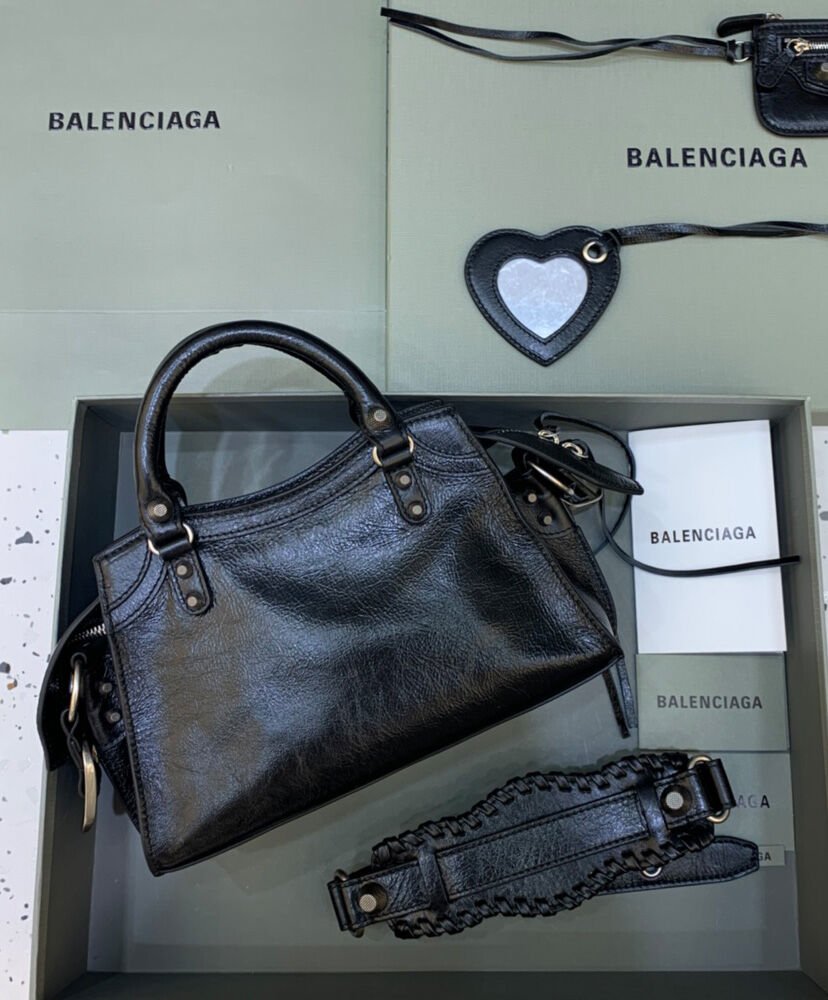 Balenciaga Neo Cagole XS Handbag Black - Image 3