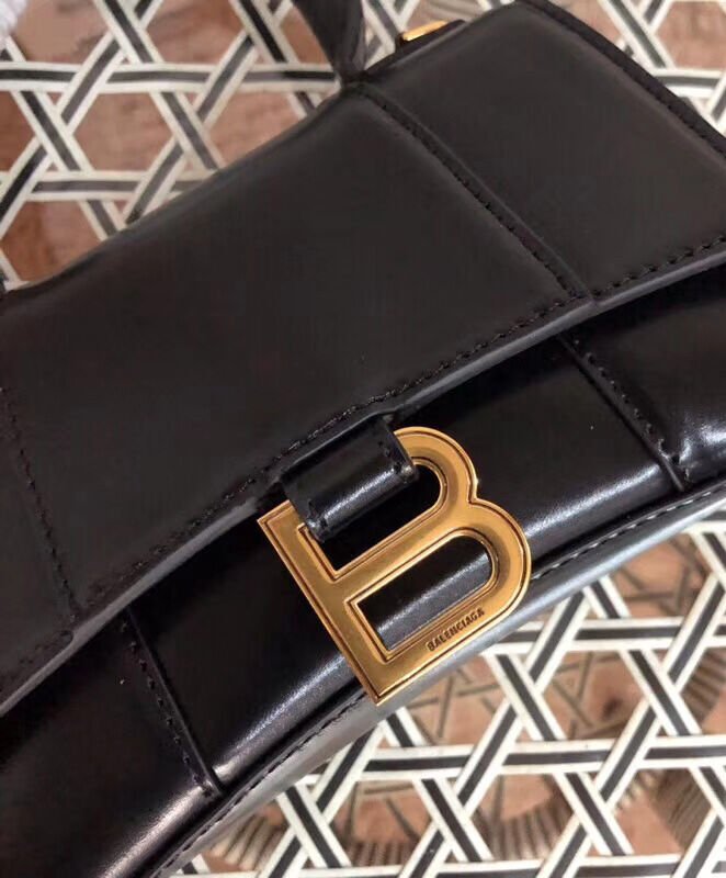 Balenciaga Hourglass XS Top Handle Bag Black - Image 8