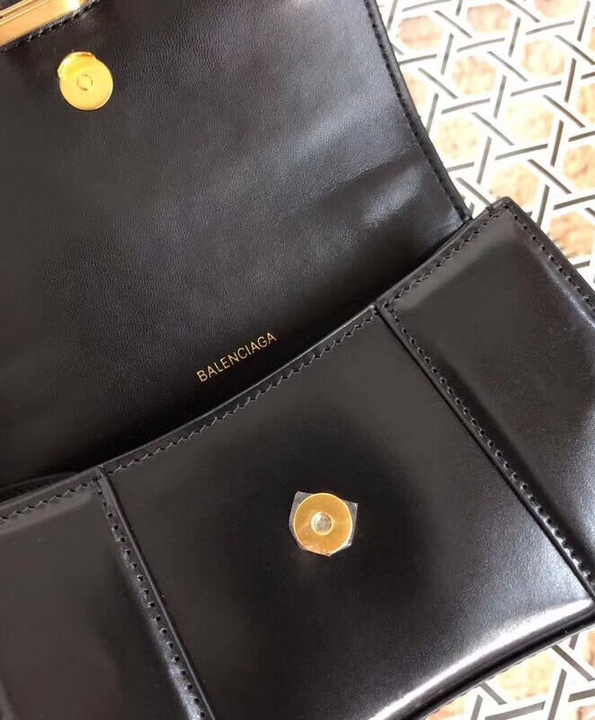 Balenciaga Hourglass XS Top Handle Bag Black - Image 9