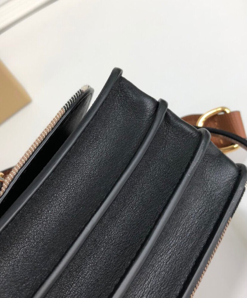 Burberry Small Buckle Crossbody Bag Coffee - Image 6