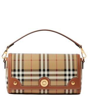 Burberry Top Handle Note Bag Coffee