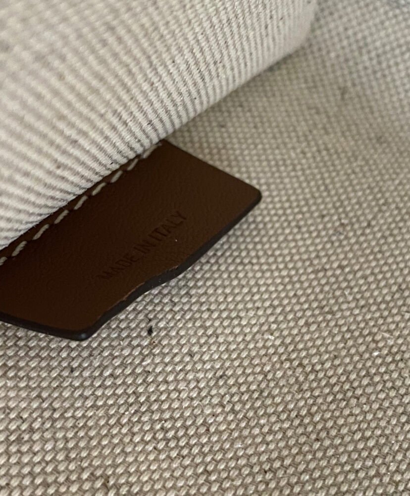Burberry Two-tone Canvas And Leather Mini Freya Tote - Image 8