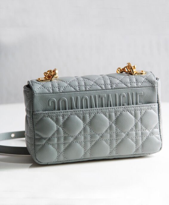Christian Dior Small Dior Caro Bag Gray - Image 3