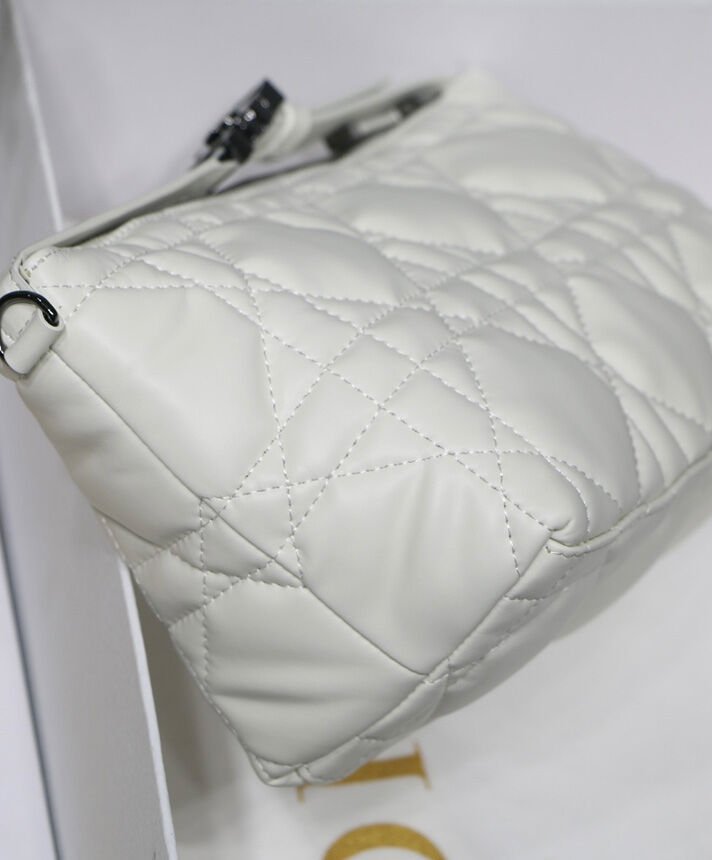 Christian Dior Medium DiorTravel Nomad Pouch Cream - Image 3