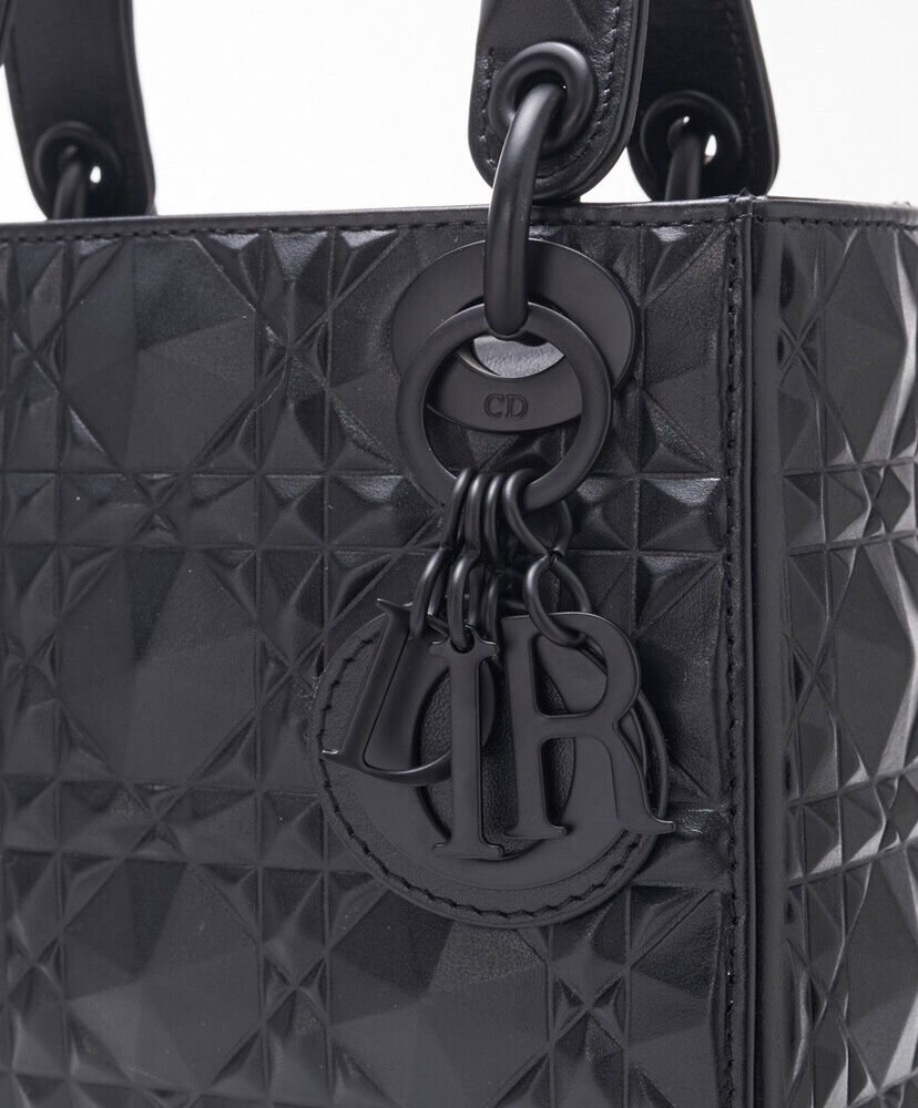 Christian Dior Mini Lady Dior Bag Black - Image 6