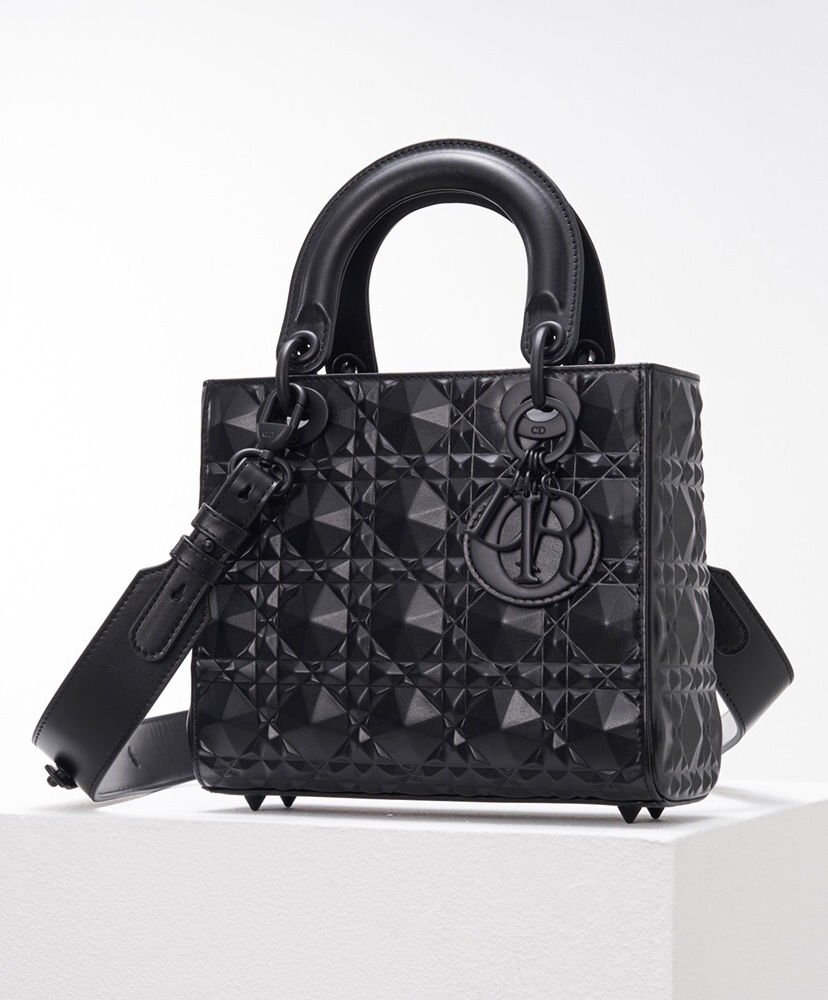Christian Dior Small Lady Dior My Abcdior Bag Black - Image 3