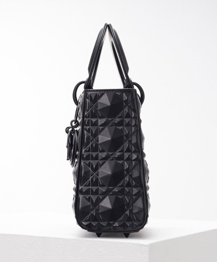 Christian Dior Small Lady Dior My Abcdior Bag Black - Image 4