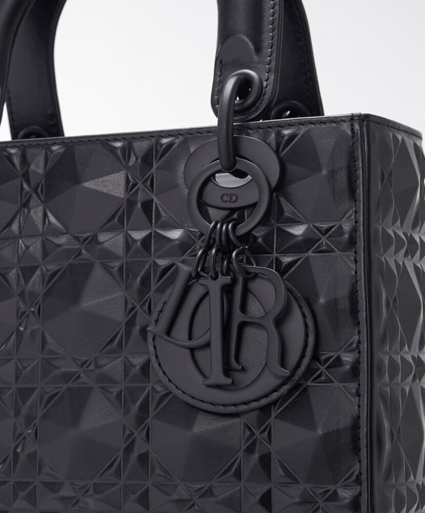 Christian Dior Small Lady Dior My Abcdior Bag Black - Image 8