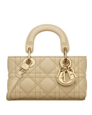 Christian Dior Micro Lady d-Joy Bag Apricot