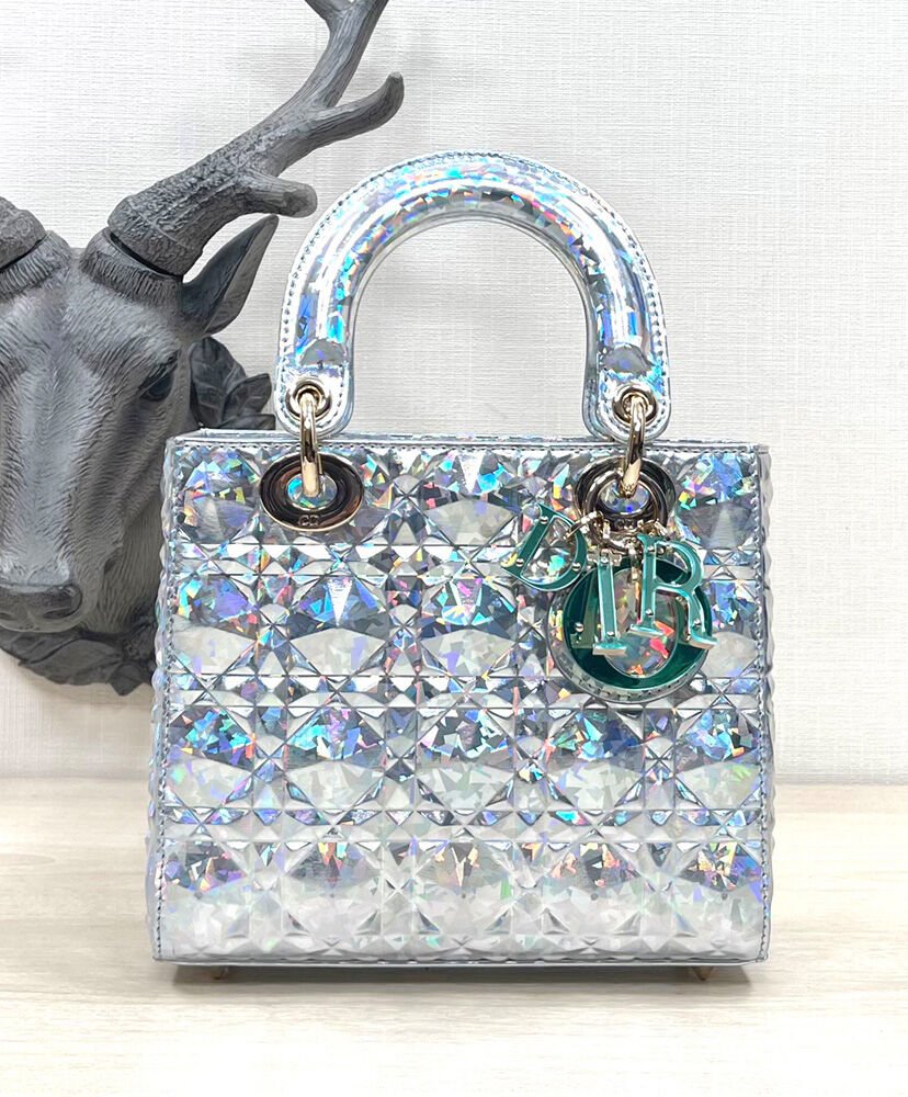 Christian Dior Small Lady Dior My Abcdior Bag Silver - Image 2