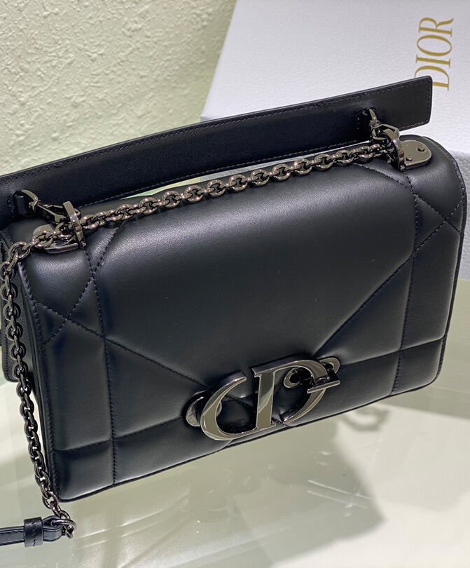 Christian Dior 30 Montaigne Chain Bag With Handle Black - Image 3