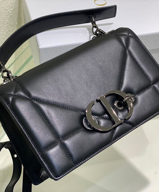 Christian Dior 30 Montaigne Chain Bag With Handle Black - Image 4