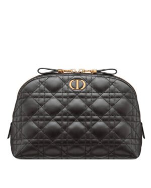 Christian Dior Caro Cosmetic Bag Black