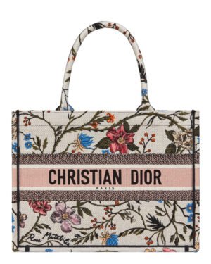 Christian Dior Small Dior Book Tote White
