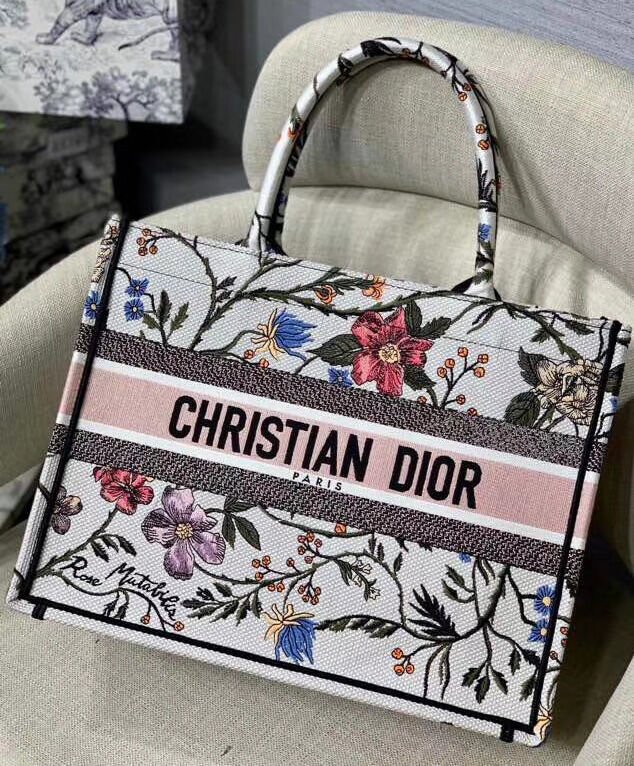 Christian Dior Small Dior Book Tote White - Image 2