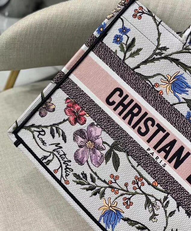 Christian Dior Small Dior Book Tote White - Image 7