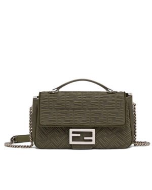 Fendi Midi Baguette Chain 8BR793 Green