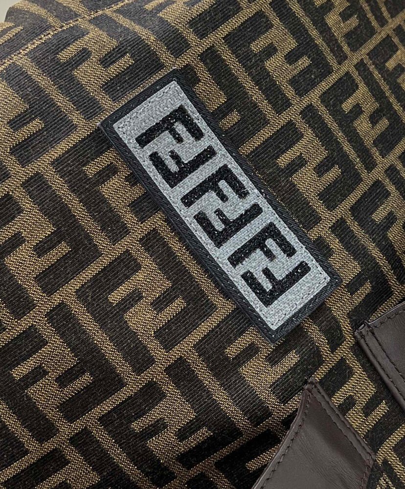 Fendi Drawstring Backpack 7VZ056 Dark Coffee - Image 6