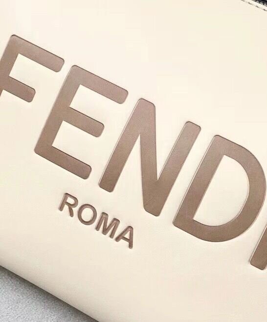 Fendi Medium By The Way Boston Bag 8BL146 Cream - Image 6