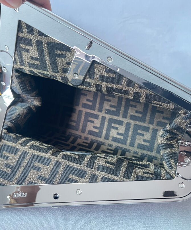 Fendi First Midi 8BP137 Coffee - Image 9