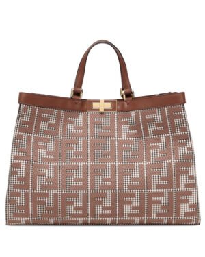 Fendi X-Tote 8BH374 Coffee