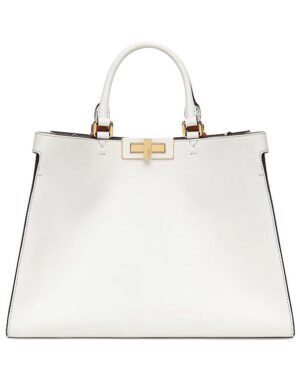 Fendi Peekaboo X-Tote Small White