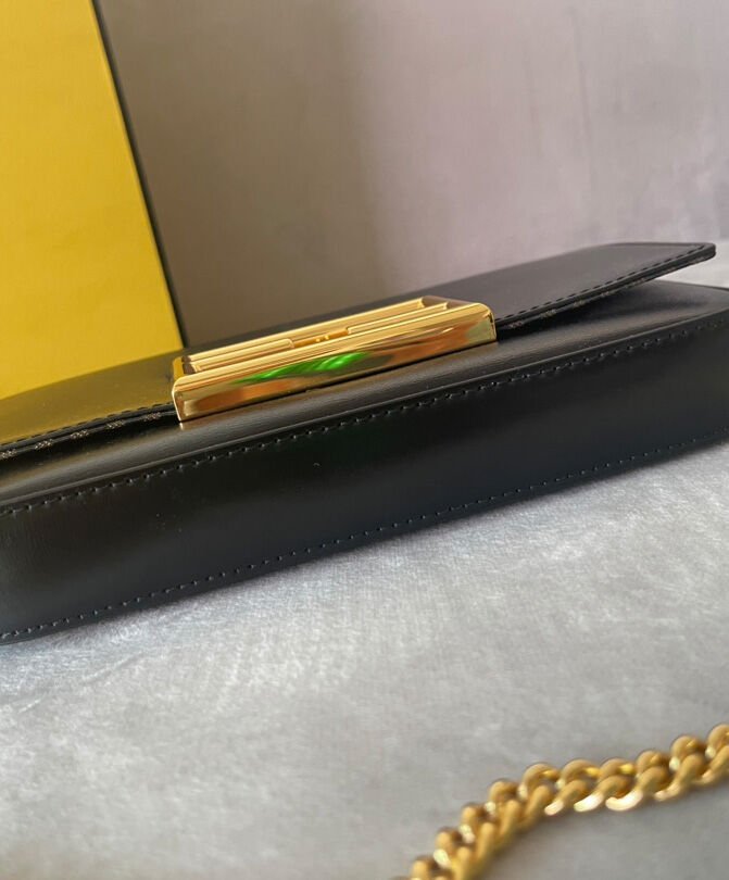 Fendi Wallet On Chain With Pouches Black - Image 5