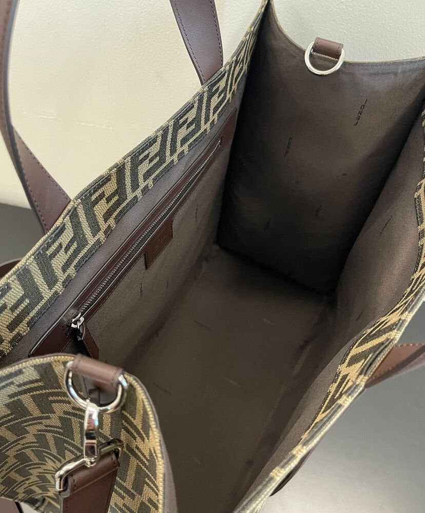 Fendi Shopper 7VA390 Coffee - Image 8