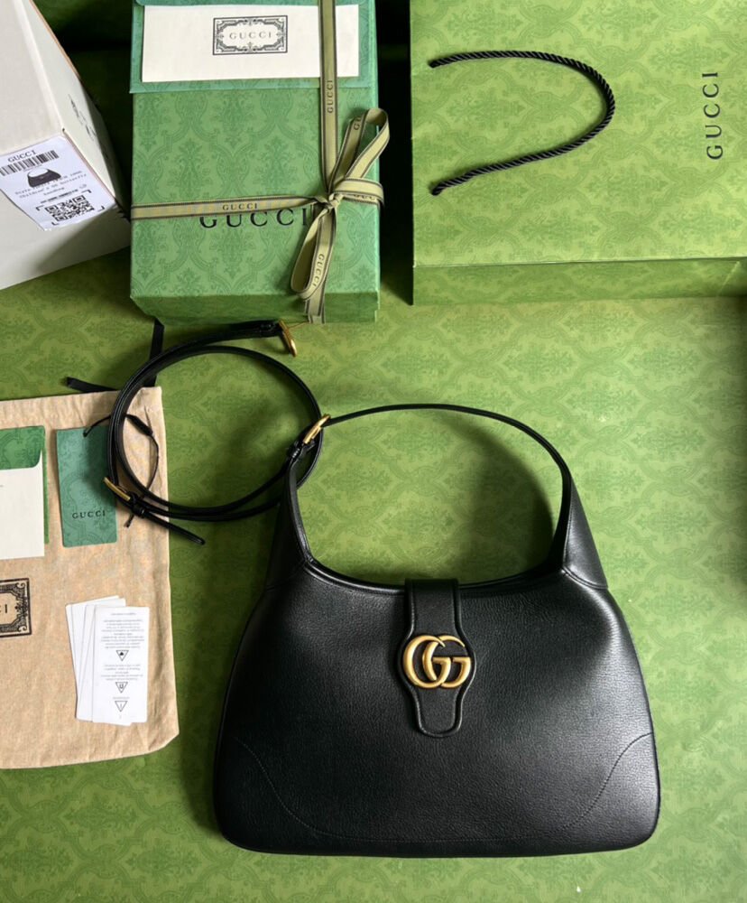Gucci Aphrodite Medium Shoulder Bag 726274 Black - Image 2