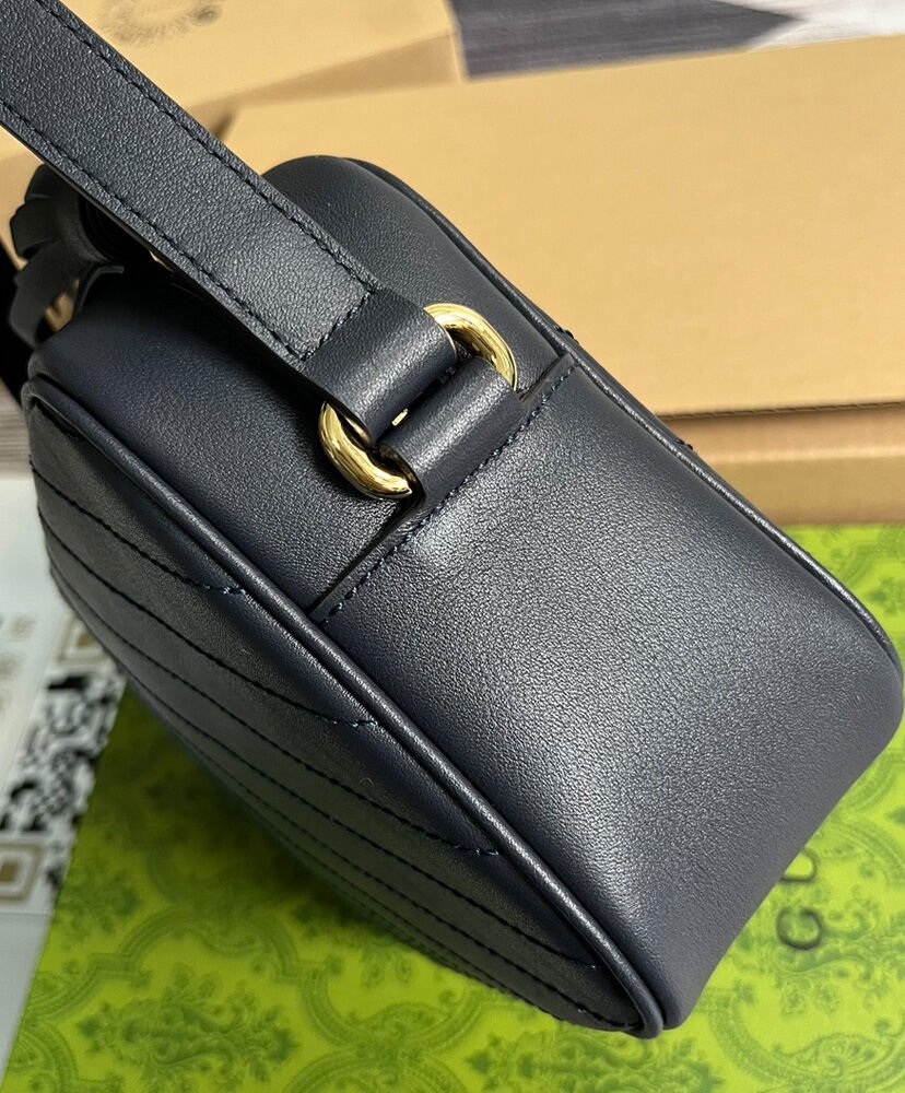 Gucci Blondie Small Shoulder Bag 742360 Dark Blue - Image 6