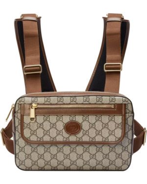 Gucci Small Backpack With Interlocking G 700515 Coffee