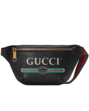 Gucci Print Small Belt Bag 527792 Black
