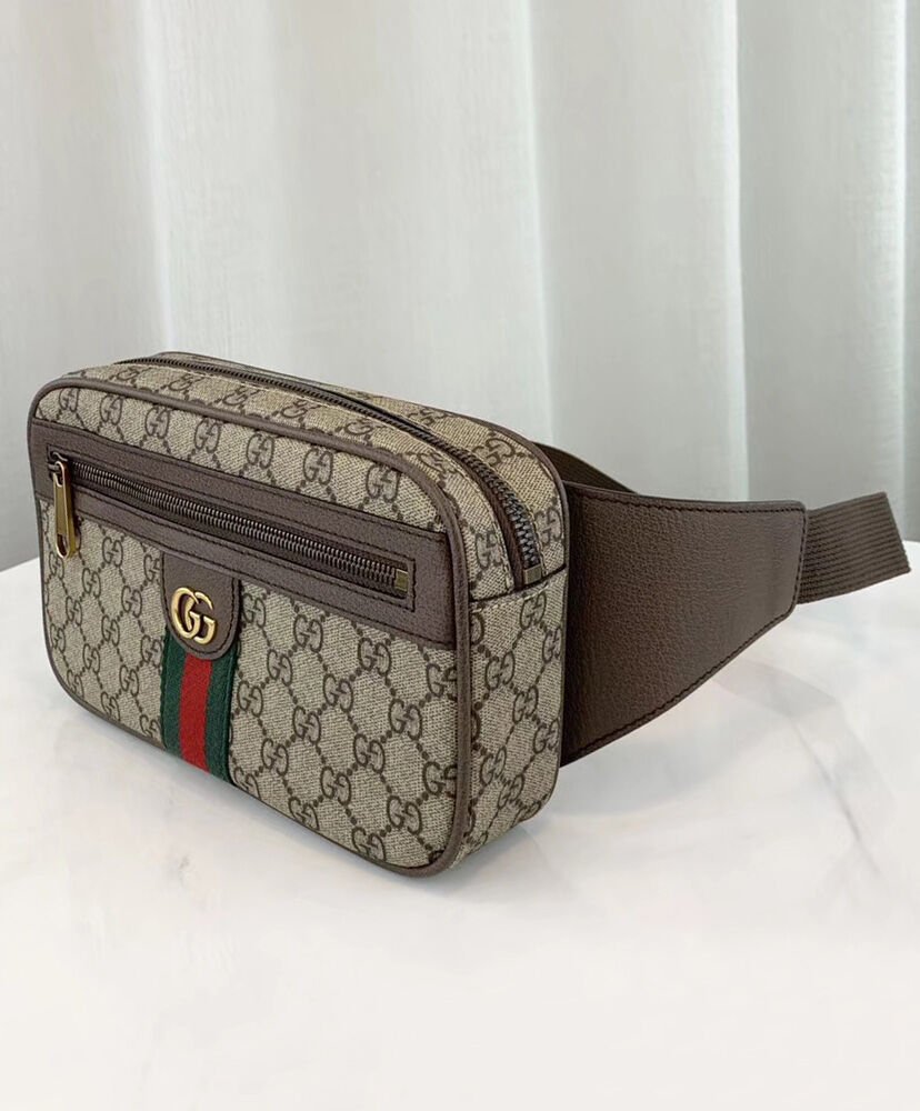 Gucci Ophidia GG belt bag 574796 Dark Coffee - Image 3