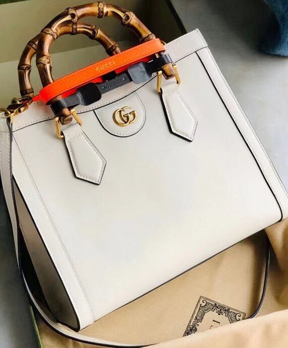 Gucci Diana Small Tote Bag 660195 Cream - Image 2