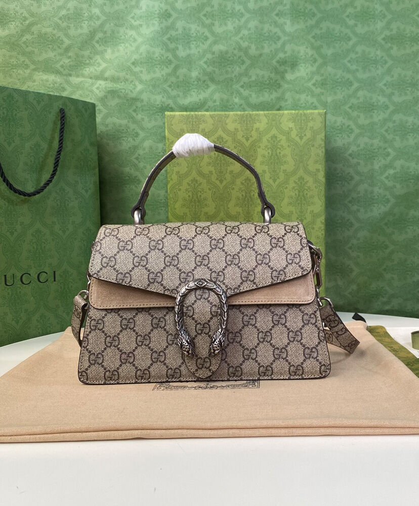 Gucci Small Dionysus Top Handle Bag 739496 Apricot - Image 2