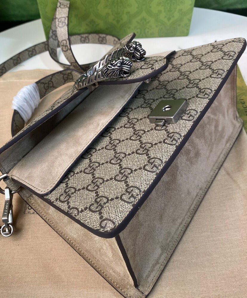 Gucci Small Dionysus Top Handle Bag 739496 Apricot - Image 7