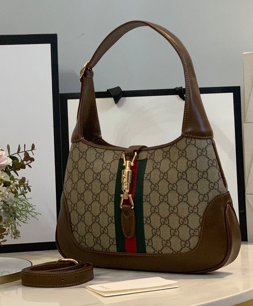 Gucci Jackie 1961 small hobo bag 636706 Coffee - Image 3
