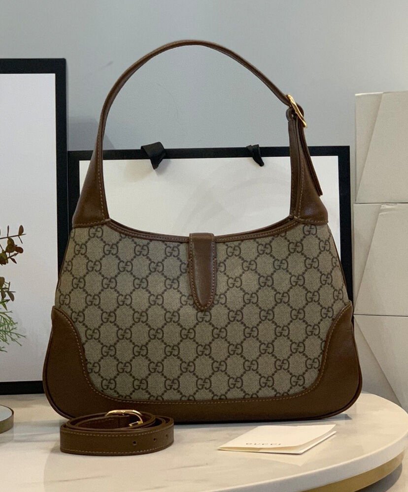 Gucci Jackie 1961 small hobo bag 636706 Coffee - Image 5