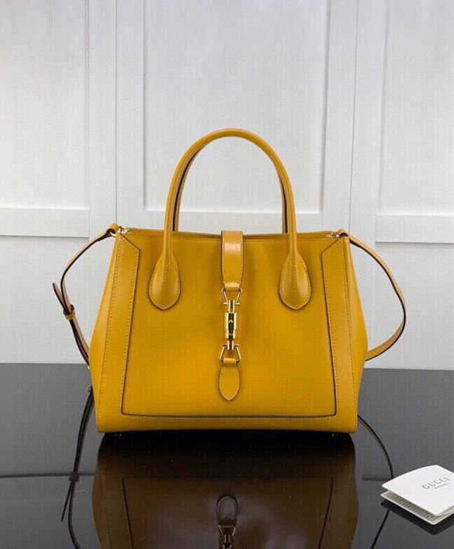 Gucci Jackie 1961 Medium Tote Bag 649016 Yellow - Image 2