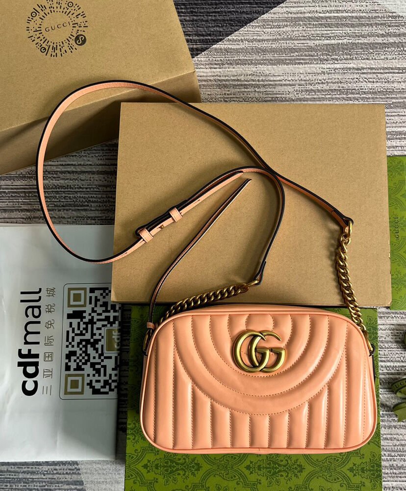 Gucci GG Marmont Shoulder Bag 447632 Pink - Image 2