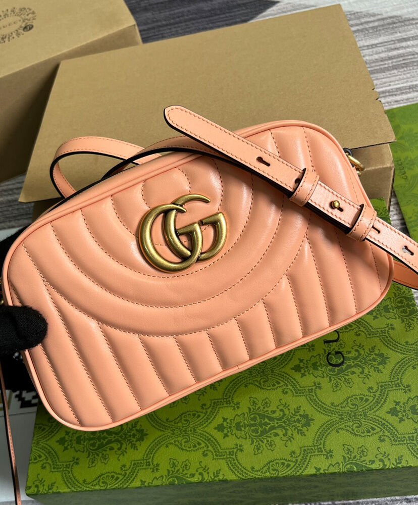 Gucci GG Marmont Shoulder Bag 447632 Pink - Image 3
