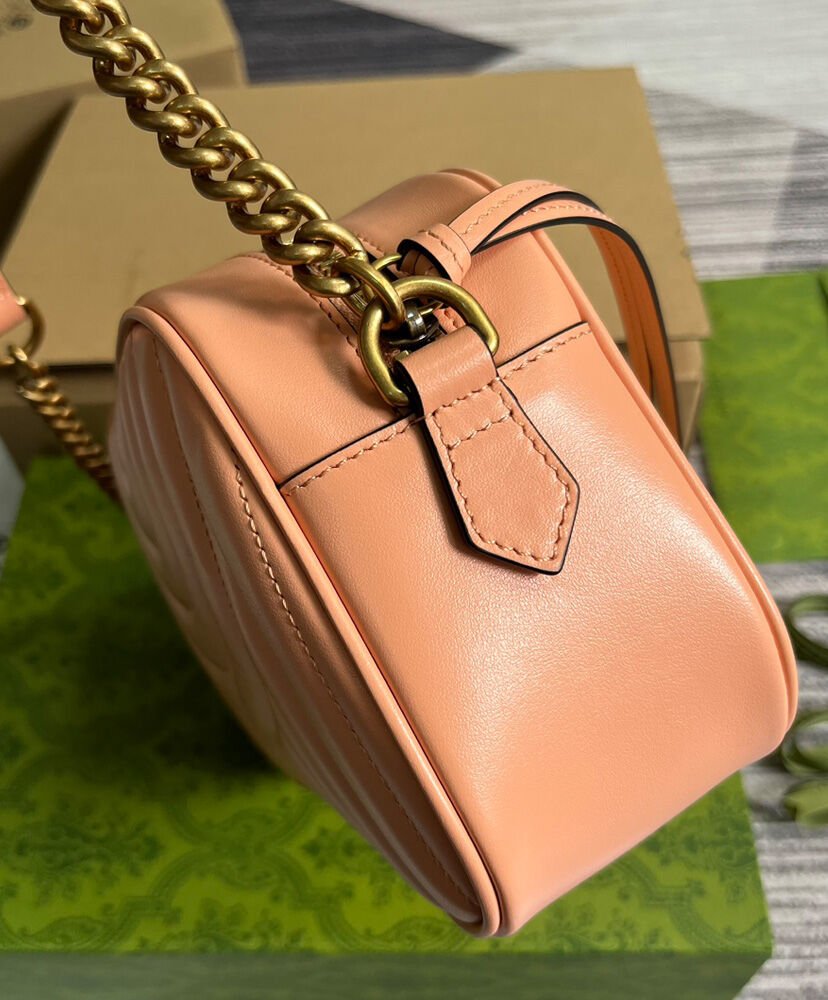 Gucci GG Marmont Shoulder Bag 447632 Pink - Image 4