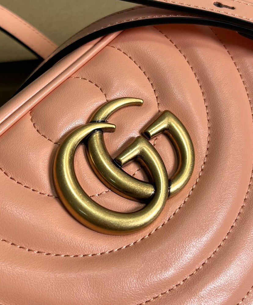 Gucci GG Marmont Shoulder Bag 447632 Pink - Image 7
