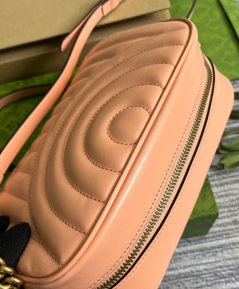 Gucci GG Marmont Shoulder Bag 447632 Pink - Image 8