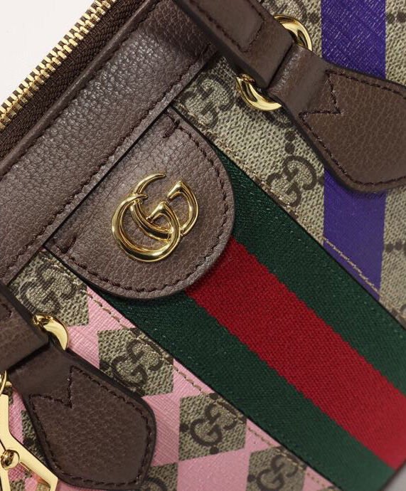 Gucci Ophidia Small Tote Bag 547551 Dark Coffee - Image 6