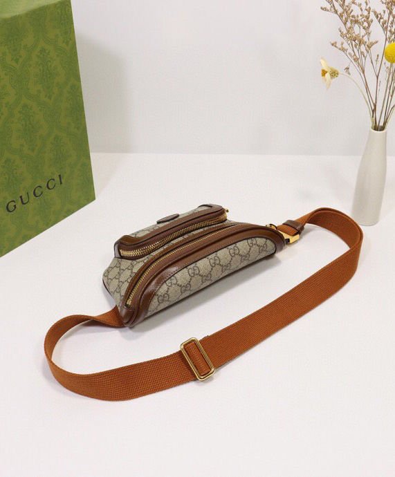 Gucci Belt bag with Interlocking G 682933 Coffee - Image 8