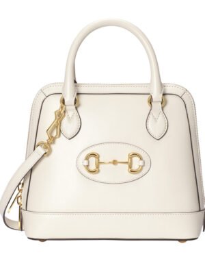 Gucci 1955 Horsebit small top handle bag 621220 White