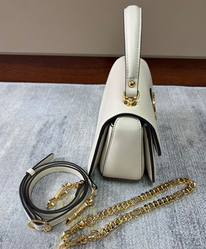 Gucci Blondie Top-handle Bag 735101 Cream - Image 6