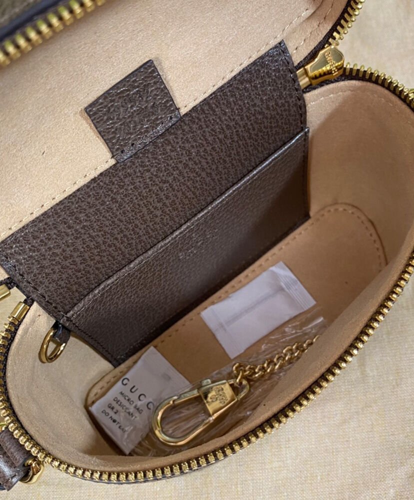 Gucci Ophidia GG Top Handle Mini Bag 699532 Dark Coffee - Image 10